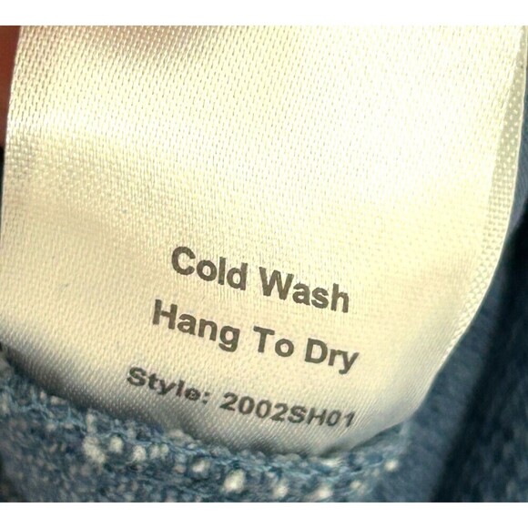 Choosy Women Sz 4 Light Wash Capri Long Shorts Cotton Comfort Pockets Stretch H4 - Picture 9 of 9